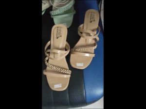 High Heels Wanita Sandal Hak 5cm Tali Kepang D 03 nindy