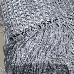 Tirai Benang Silver Glitter 3m x 1m: Dekorasi Jendela & Pembatas Ruangan