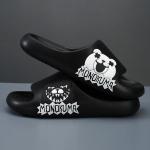 Mens Summer New Indoor Bathroom Anti-slip Teenagers Home Sandals Outdoor Beach Cool Drag Male Model Flat Heel EVA Slippers