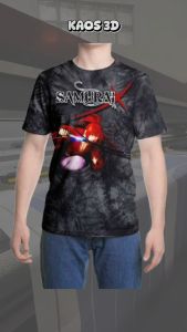 Kaos 3D 3 Dimensi Kensn Red Samura1 X Premium Bangkok Thailand