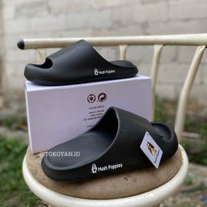 SANDAL SLIDE PRIA HUSH PUPPIES KHAKI SANDAL SELOP COWOK HP HUSHPUPPIES SANDAL SLIP ON KARET