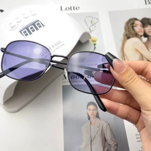 Advanced Quality Metal Frame Photochromic Radiation Protection Glasses with Replaceable Lenses
