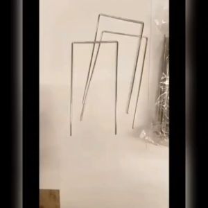 หมุดยึด เหล็กเสียบ ผ้าคลุมวัชพืช เหล็กปักดิน หมุดปักดิน สมอปักดิน ลิ่มปักดิน มีแบบ 6นิ้ว/8นิ้ว