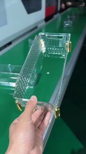 Rak Kosmetik Diamond Organizer Make Up Acrylic Tempat Penyimpanan Serbaguna / Rak Tempat Alat Kosmetik Rak Penyimpanan Multifungsi Import PH K150