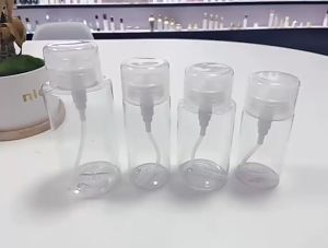 Indo -  Botol Pump Nail Polish Remover / Makeup Remover Water Pressing Bottle / Bottle Toner
