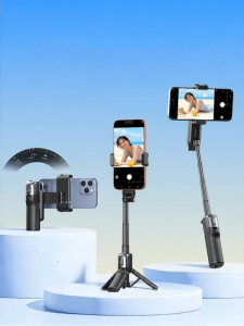 WONEW | Zoomable Desktop Portable Selfie Stick Tripod with Light