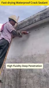 Caulking Glue Cement Floor Roof Crack Leak Repair Self-Leveling Glue Injector Concrete Joint Repair Sealer/Mortar Gap填缝胶