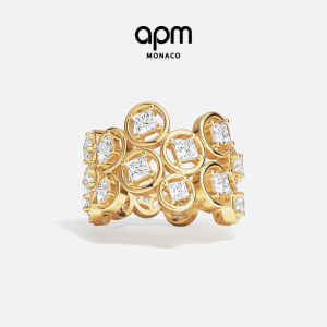 Irregular Bubble Yellow Ring