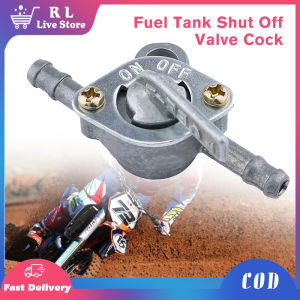 Motorcycle Gasoline Tank Switch Valve Dirt Bike ATV Modified Shut Off/On Fuel Valve Petcock Oil Faucet Tank Switch 6mm Silver