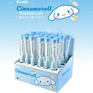 Sanrio Cinnamoroll Hello Kitty Toothbrush Cartoon Charcoal Fibre Soft Bristle Toothbrush Individual Package Portable Clean Teeth