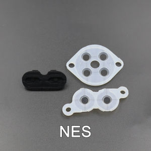 Miếng Đệm Nút Cao Su Dẫn Điện Cho FC NES Phụ Kiện Sửa Chữa Thay Thế Phụ Kiện Nút Silicon Tái Sử Dụng Cho Tay Cầm NES Classic SFC Classic