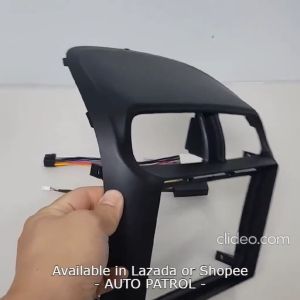 1PCS 9 Inch Car Radio Frame Dash Panel for Mitsubishi Mirage 2012-2019 Stereo Car Refit Unit