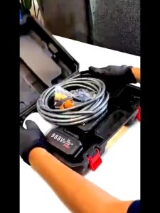 Cordless Car Washer High Pressure Water Jet 988VF Lithium Battery Household Portable Outdoor Wash Car 高壓水槍