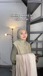 HIJAB BERGO TERBARU HIJAB BERGO JISO/SHIREEN BERGO INSTAN-Hijab jersey premium non pet