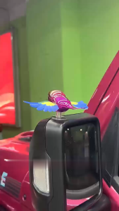 Flying Bird Car Ornament Motorcycle Exclusive Model Flapping Wings Motion Decor for Dashboard Creative Auto Accessory