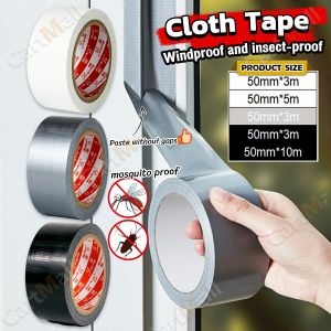 Cloth Duct Tape Strong Super Waterproof Windproof Roll Repair Tape Wide 50mm