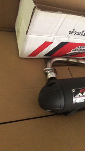 ท่อผ่าเวฟ110i 125 ท่อผ่าดัง ทรงเดิม + จุกลดเสียง WAVE110i 2021-2022 คอลายสปริง WAVE MIO110 125 RAIDER150 Nmax ท่อผ่าเวฟ110i จุกเลสใหญ่ (จัดส่งจากประเทศไทย)