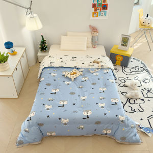 Washable Pure Cotton Long Staple Cotton Childrens Cartoon Spring Autumn Air Conditioner Quilt Single Person 1.5 Meters Quilt