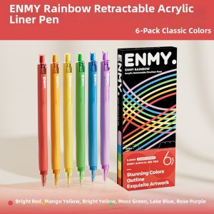 ENMI | Waterproof Fast-Drying Anti-Smear Fine Art Marking Pen 48 Colors