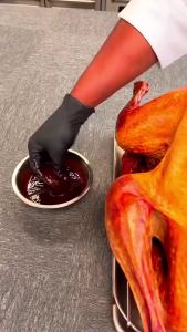 Disposable Black Nitrile Gloves Thickened Durable Food Grade for Catering Auto Repair Kitchen Cleaning Protective Gloves