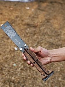 Mountpeak Berkemah di Luar Ruangan Gergaji Lipat gergaji saku Portabel Folding Wood Hand Saw