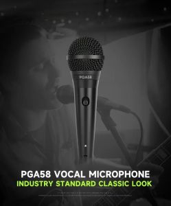 Pga58 Cardioid micro điện động Cho Giai Đoạn Ca Hát Chuyên Nghiệp Micro có dây Cho Shure Karaoke Bbox Ghi Âm Giọng Hát