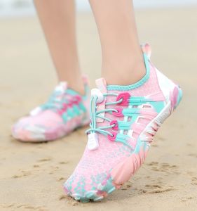 รองเท้าชายหาดเด็กป้องกันทรายพิเศษสําหรับการลุยน้ําแห้งเร็วลื่นระบายอากาศได้รองเท้าแตะน้ําหนักเบาสําหรับผู้ชายและผู้หญิงเป็นกลาง