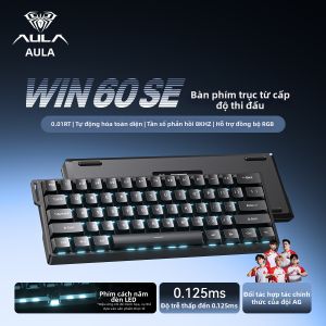 AULA | Bàn Phím 60% Có Dây Cho Văn Phòng & Gaming Magnetic Axis