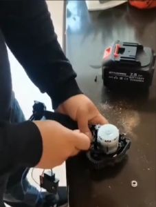 Động cơ không chổi than DC Brushless 3820 điện áp 21V 14 răng công suất cao sử dụng cho máy cưa xích cầm tay dùng pin