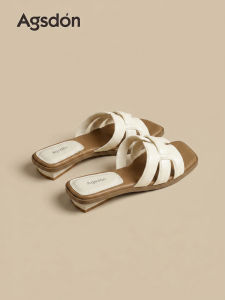 Agsdon | Elegant Summer Flat Sandals Dress Pairing Slippers