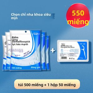 Dental Floss Sticks Portable High Tensile Strength Adult Women Oral Care Toothpick Thread Boxed Family Pack Ultra Fine