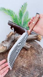 มีดเหน็บ มีดทำครัว แบนด์บากุฟุ ด้ามไม้ มีดพร้า สับกระดูก พร้อมซอง รุ่น SD-36 และ รุ่น HT-28