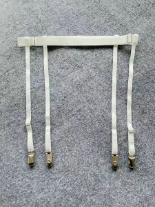 Metal Decorated Anti-slip Suspender Stockings for Men and Women High Quality Polyester Material Knee Protection Suitable for Boots