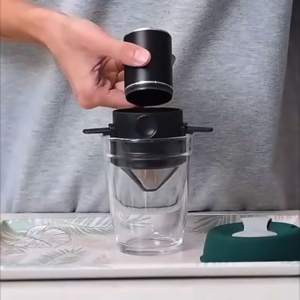 COFFEE FILTER Stainless Steel Reusable Portable Coffee Filter Cup Double Layer Filter Coffee Dripper Coffee Maker