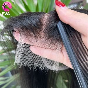 Mũi Tóc Giả Ren HD Thật 2x6 Kiểu Sóng Thẳng Tóc Người Đã Tỉa Sẵn Đường Ngôi Tự Nhiên Không Lộ Mối Nối