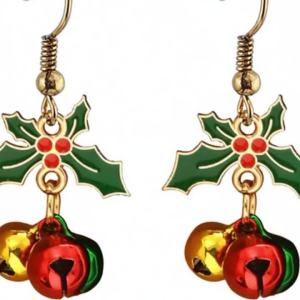 Christmas Bell Earrings Vintage Style Creative Holiday Gift Unique Jewelry Accessory Perfect for Special Occasions