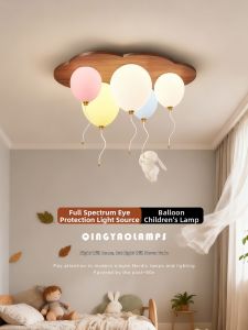 QINGYAO | Eye-Protective Creative Rabbit Ceiling Light For Childrens Room