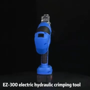 6 Ton Electric Hydraulic Cable Lug Crimper Kit with 12 Dies Rechargeable Pliers
