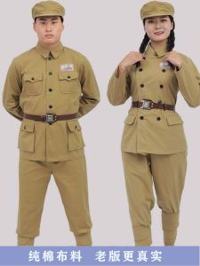 Pure Cotton Liberation Period Performance Costume Film And TV Costume Lenin Anti-Japanese War Volunteer Army Outfit
