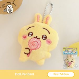 Chiikawa | 3Pcs Chiikawa Cute Plush Doll Pendant Keychain Backpack Decor Cartoon Brooch