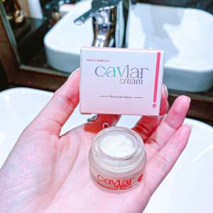 Kem ngày Caviar Bakuchiol - Dưỡng trắng da phục hồi cấp ẩm căng bóng da mặt. Kem trứng cá tầm đen. Hộp 10g và 40g