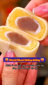 Bánh Mochi Khoai Môn 4 lớp cùng 3 hương vị nhân thơm ngon được lựa chọn cẩn thận nguyên liệu làm nên chiếc bánh chuẩn vị
