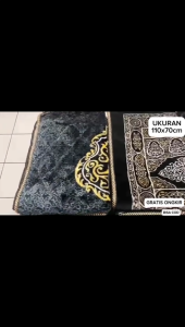 COD Sajadah Turki Bahan Tebal Busa Pemium Lembut Nyaman Fashion Muslim Embos Quilting Ukuran Jumbo