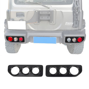 Bộ Ốp Đèn Pha Đèn Hậu Đèn Sương Mù Suzuki Jimny JB64 JB74 2019-2026 Màu Đen Chất Liệu ABS Phụ Kiện Trang Trí Ngoại Thất Xe Hơi