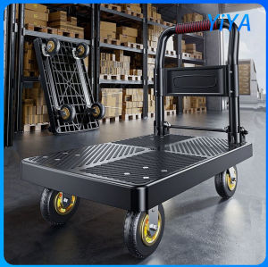 Portable Folding Handtruck for Household Goods Transportation and Moving