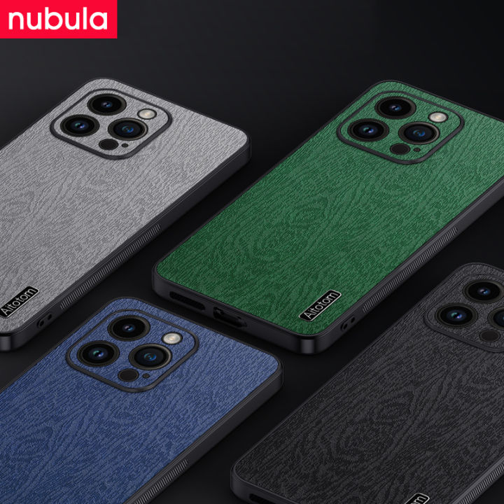 NUBULA For Huawei Mate X3 Mate X2 Casing Bark texture Leather