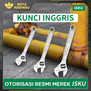 ISKU Kunci Inggris 8inch 10inch 12inch/Tools Alat Perkakas Adjustable Wrench