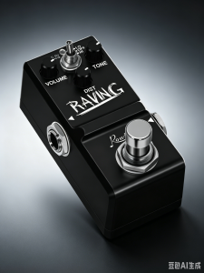 ROWIN LN-305 RAVING Mini Metal Distortion Pedal 3 Sound Modes True Bypass Guitar Effect
