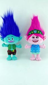 Hasbro | New cartoon 27-32cm Trolls 2 Cartoon Animation Plush Doll Poppy Blanche Anime Character Cute birthday Gift for party toys
