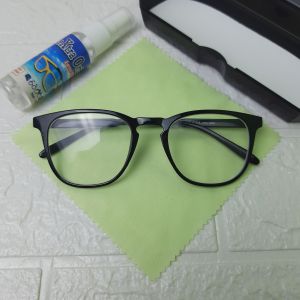 Kacamata Minus Photocromic Kotak Frame full Plastik Ringan Warna Hitam L 13.8cm T 4.5cm - 3005
